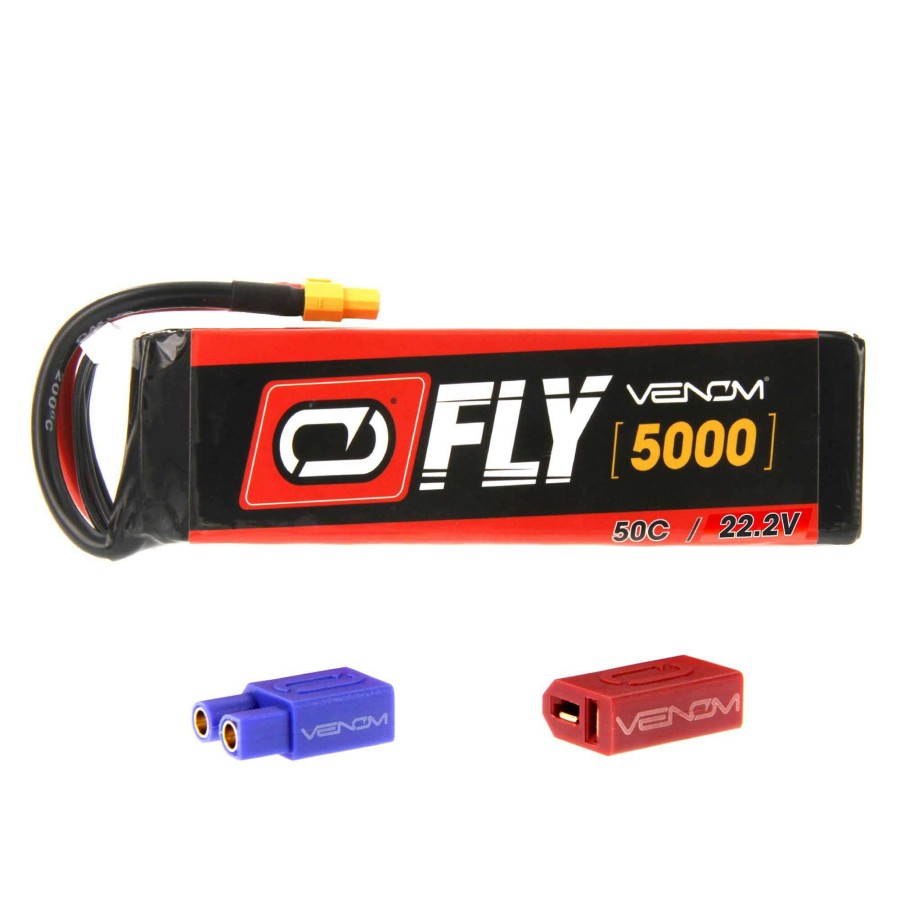 Batteries * | Deals Venom 22.2V 5000Mah 6S 50C Fly Lipo Battery: Uni 2.0 Plug