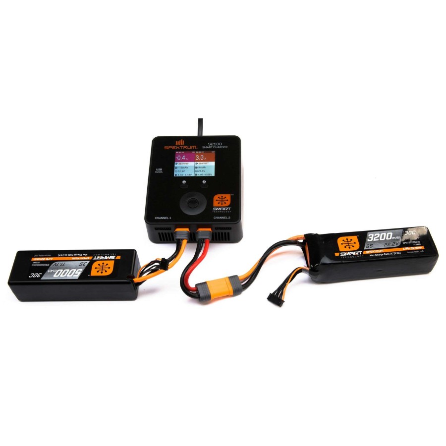 Batteries * | Flash Sale Spektrum 14.8V 2200Mah 4S 30C Smart Lipo Battery: Ic3