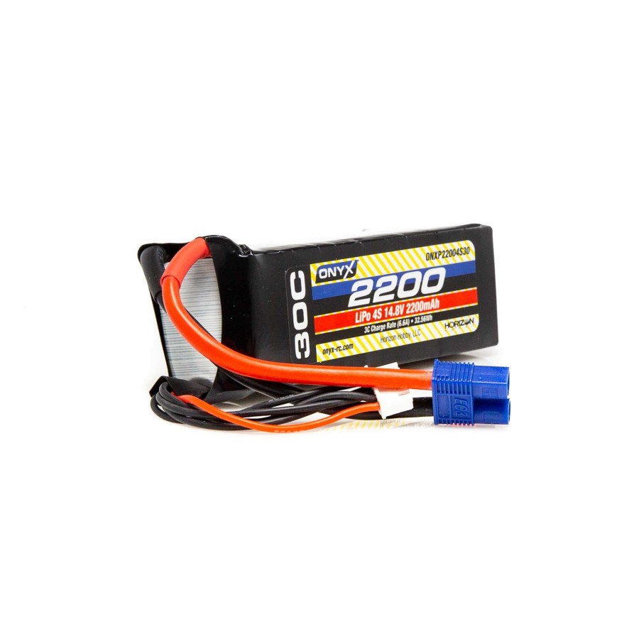 Batteries * | Flash Sale Onyx 14.8V 2200Mah 4S 30C Lipo Battery: Ec3