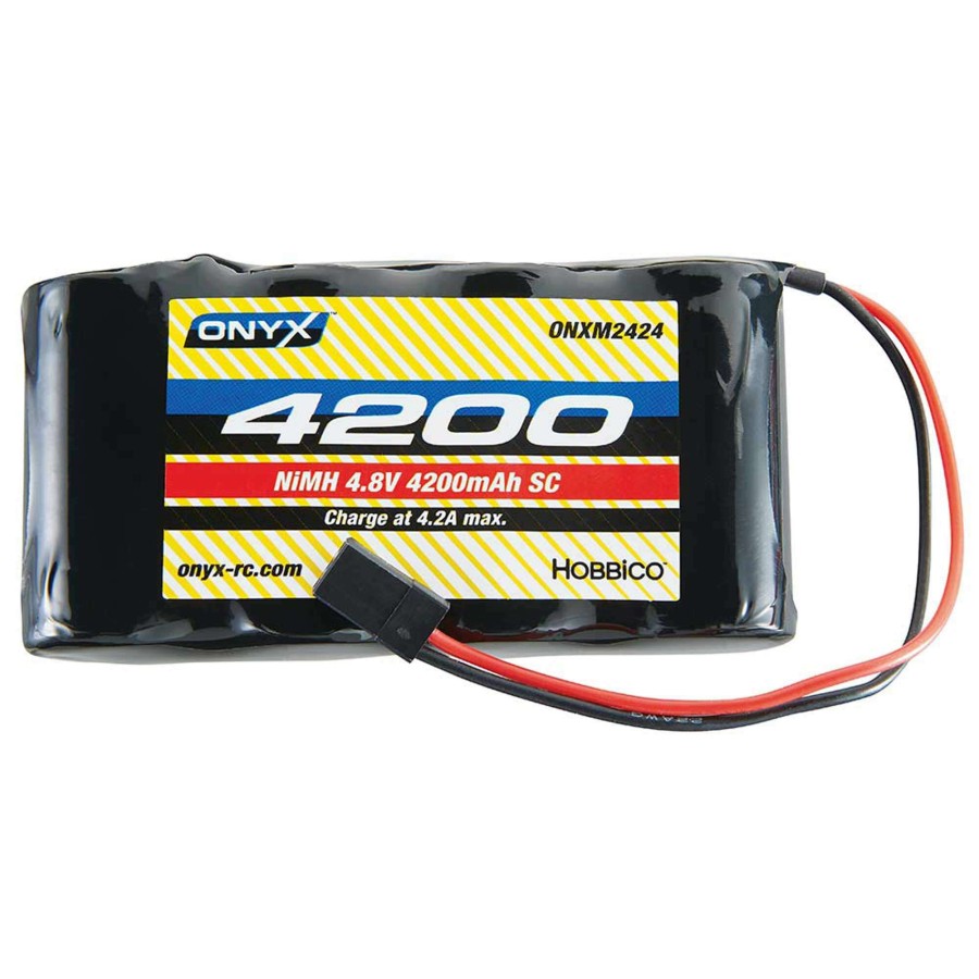 Batteries * | Cheap Onyx 4.8V 4200Mah Sub-C Nimh Flat Receiver Battery: Universal Receiver