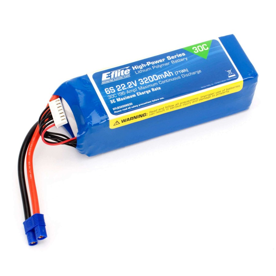 Batteries * | Brand New E-Flite 22.2V 3200Mah 6S 30C Lipo Battery: Ec3