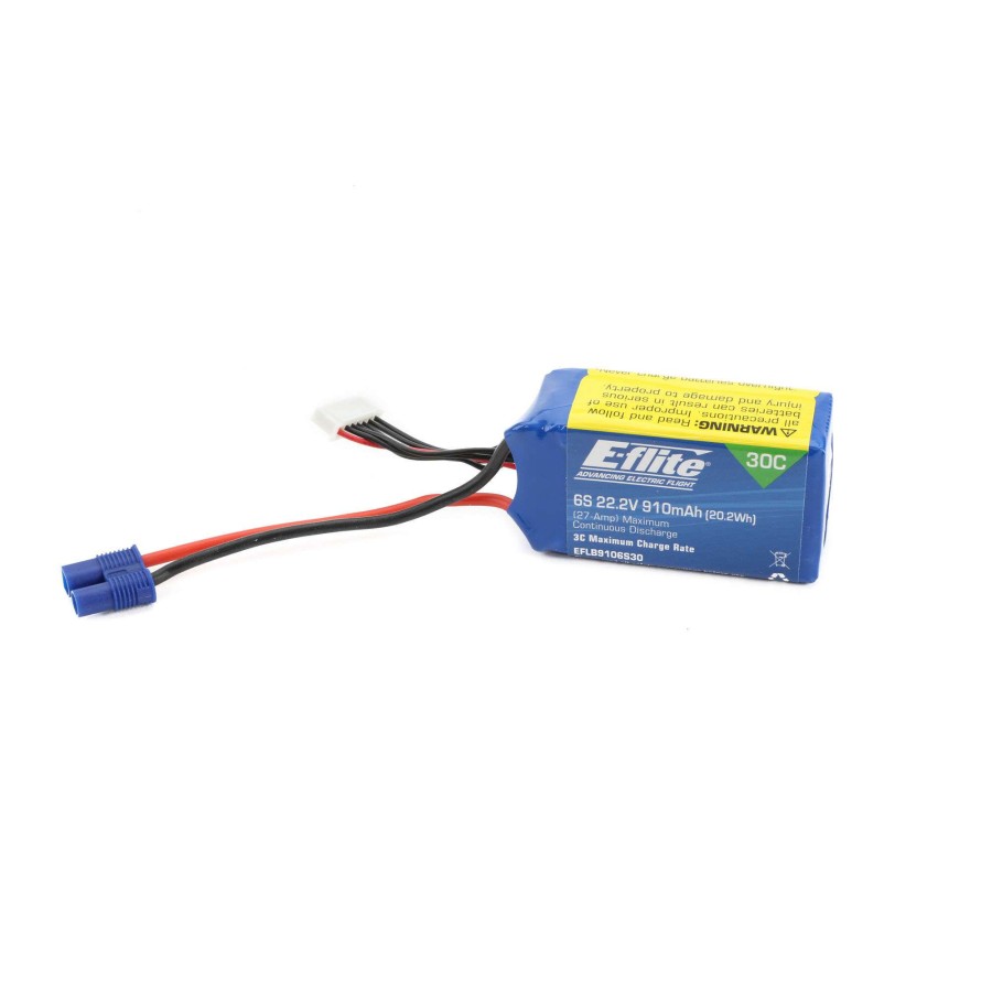 Batteries * | Discount E-Flite 22.2V 910Mah 6S 30C Lipo Battery: Ec3