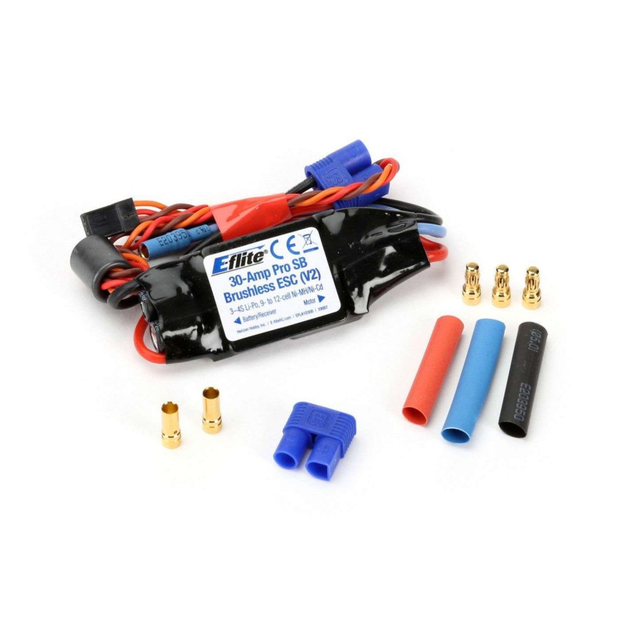 Electronic Speed Controls * | Coupon E-Flite 30-Amp Pro Switch-Mode Bec Brushless Esc V2: Ec3