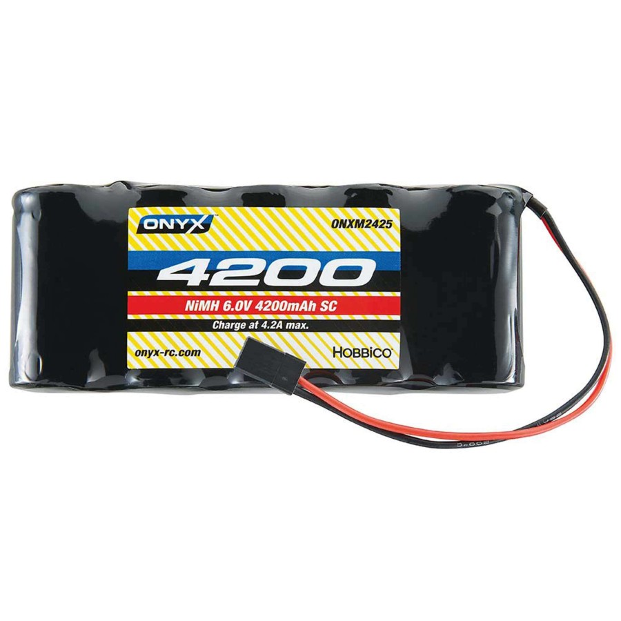 Batteries * | Deals Onyx 6.0V 4200Mah Sub-C Nimh Flat Receiver Battery: Universal Receiver